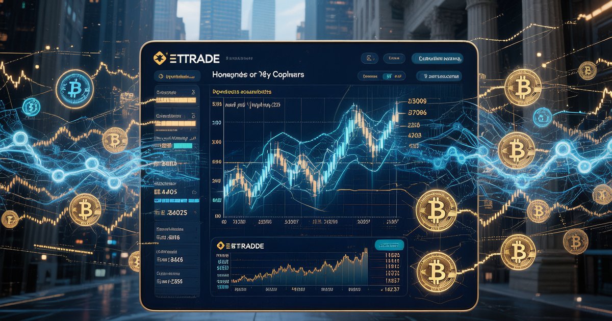 摩根士丹利E*TRADE加密交易试点
